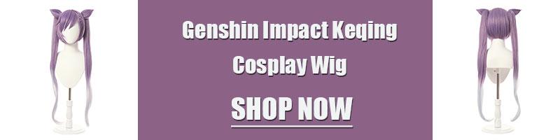 Game Genshin Impact Keqing Cosplay Costume