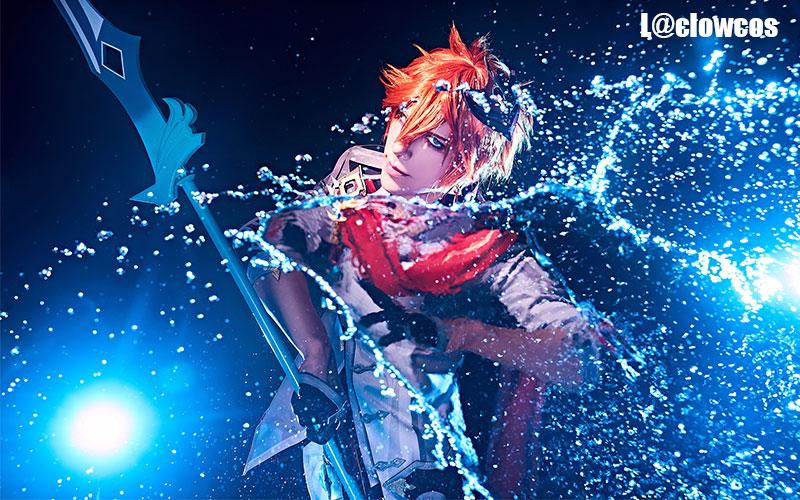 Game Genshin Impact Tartaglia Cosplay Costume