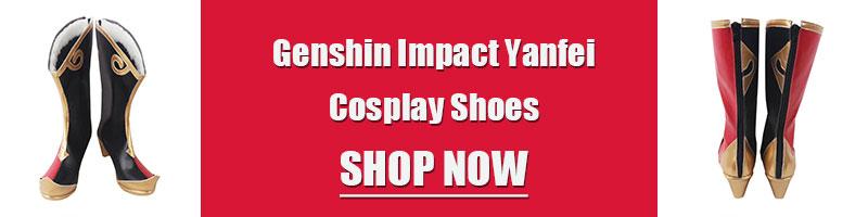 Game Genshin Impact Yanfei Cosplay Costume