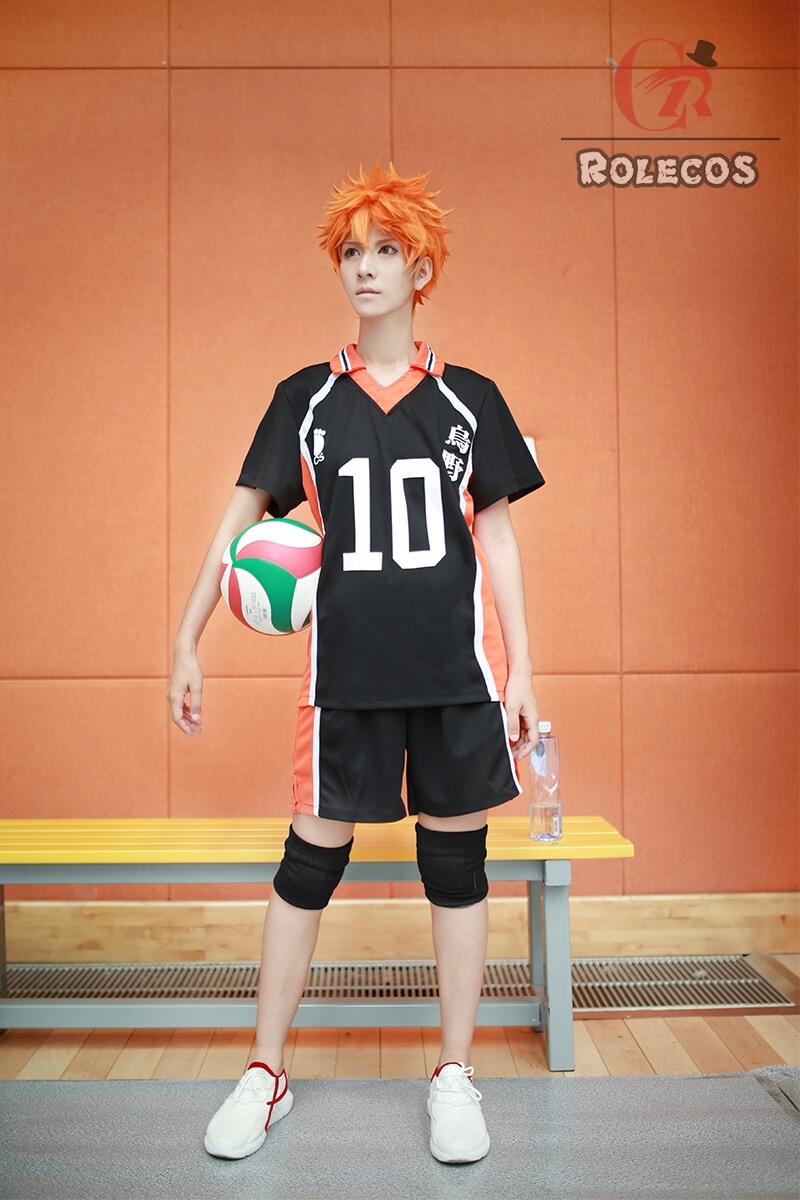Haikyū!! Shōyō Hinata Number 10 Volleyball Sports Cosplay Costumes
