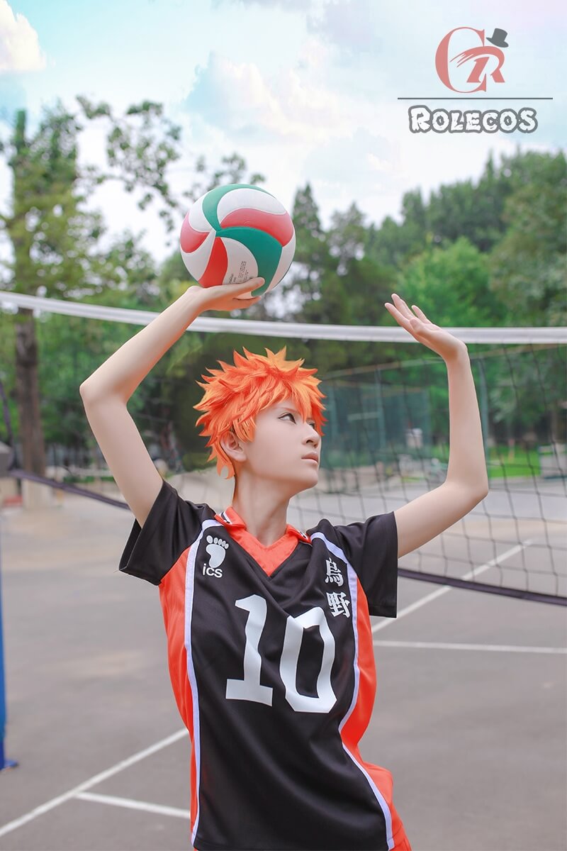Haikyū!! Shōyō Hinata Number 10 Volleyball Sports Cosplay Costumes