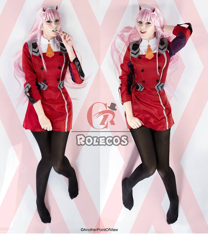 DARLING in the FRANXX Anime Cosplay Costumes 02 Zero Two Women Costume Full Sets