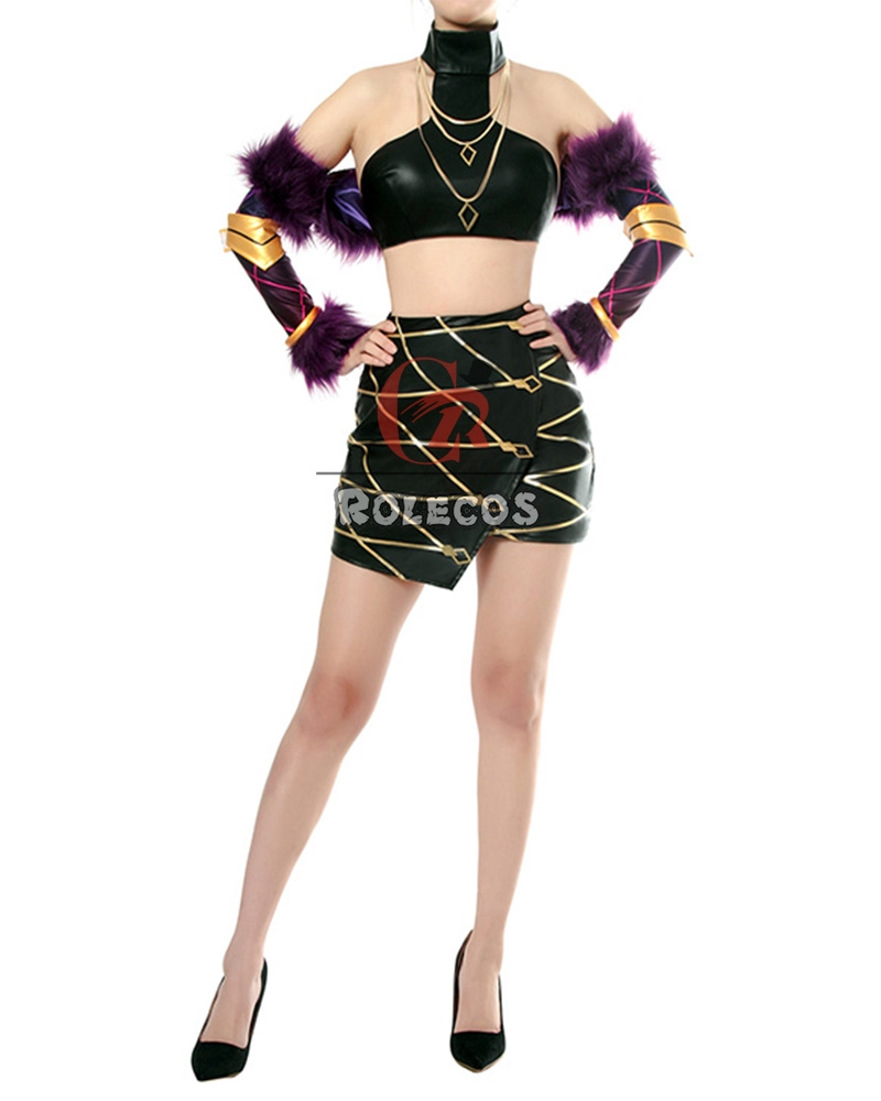 LOL KDA Skin Evelynn Outfit Fullsets Cosplay Costume
