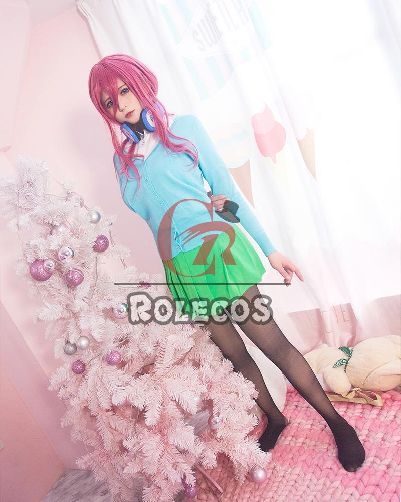 Gotoubun no Hanayome Nakano Ichika/Nakano Nino/Nakano Miku/Nakano Yotsupa/Nakano Itsuki Cosplay Costume
