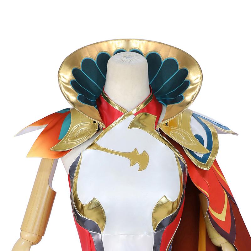 LOL Anniversary Skin Brave Phoenix Xayah Cosplay Costume