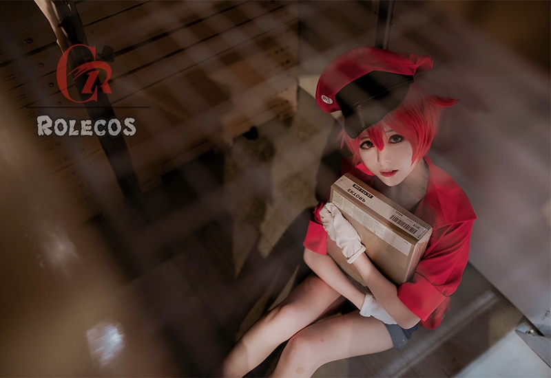 Hataraku Saibou Cells At Work AE3803 Red Blood Cell Short Orange Cosplay Wigs 